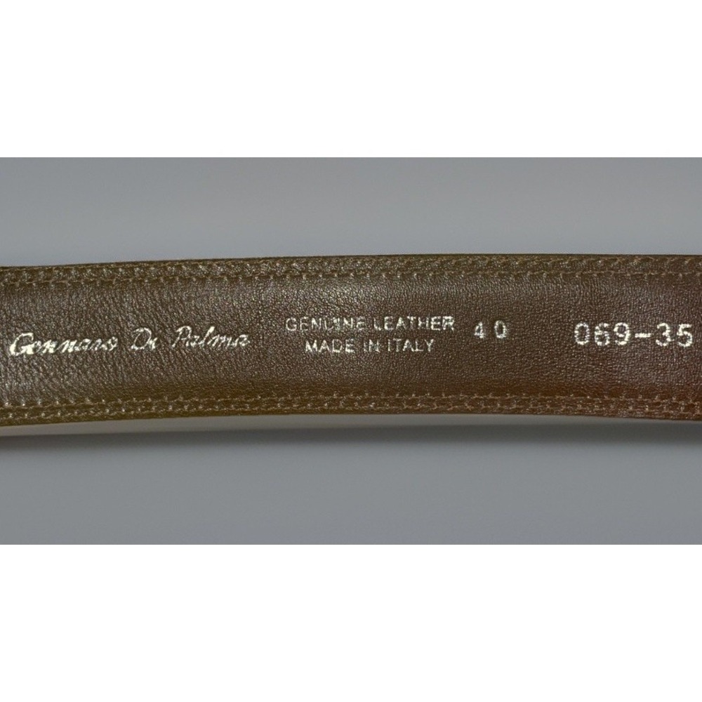 Gennaro Di Palma✨Mens Belt Size 40 Soft Genuine Leather Made in Italy‎ - Picture 5 of 7